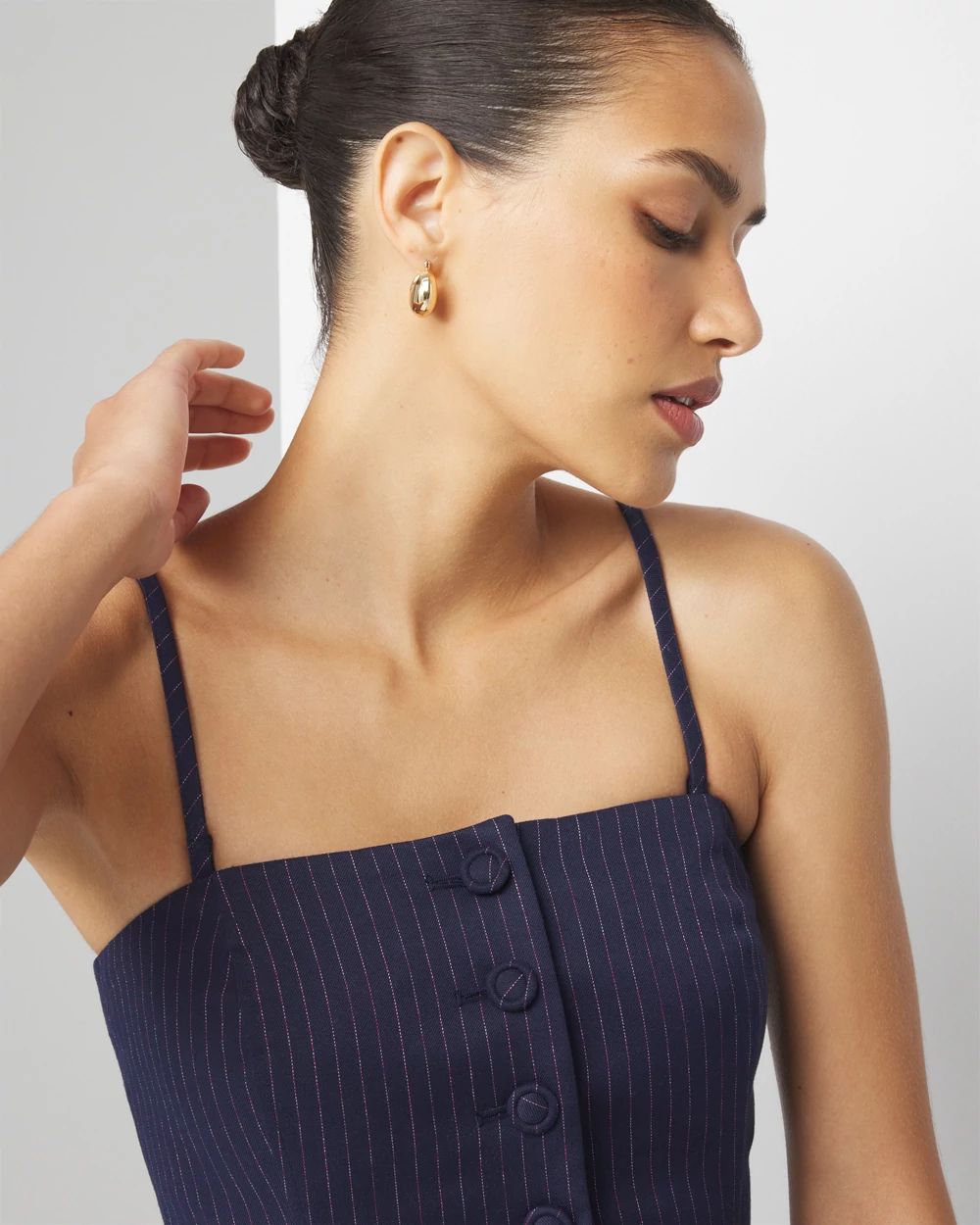 Pinstripe Bustier